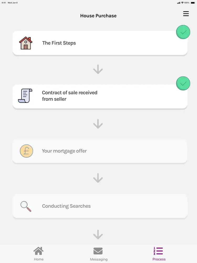 Скриншоты Woodward Solicitors iPad 