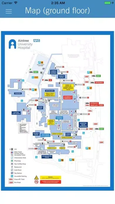 Скриншоты Aintree Hospital Wayfinding