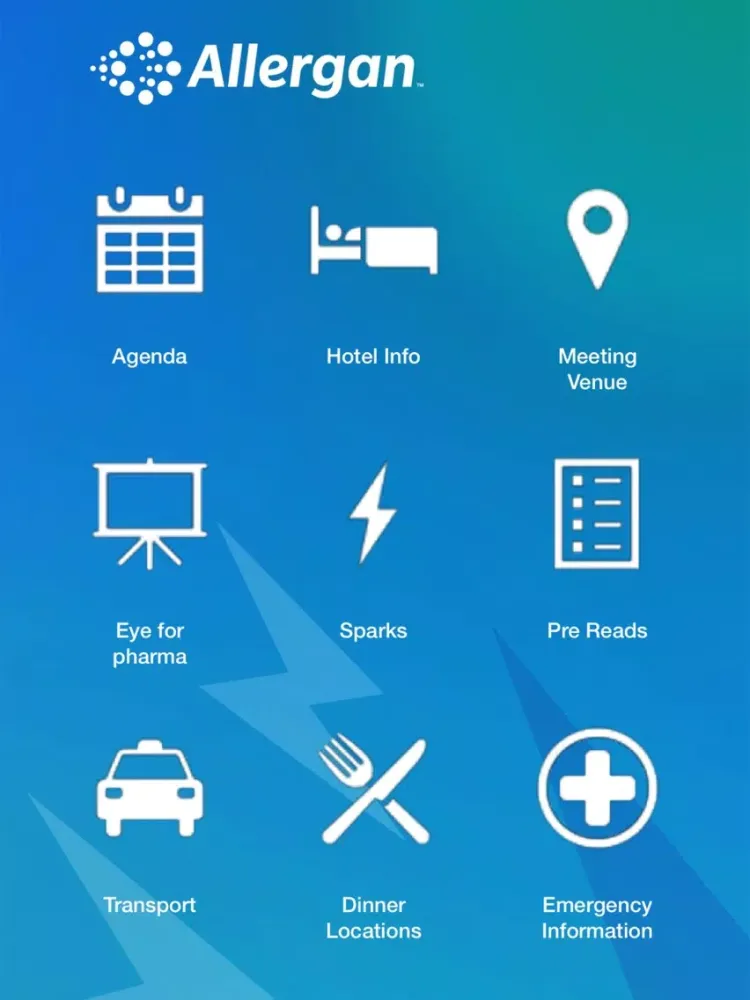 Allergan Hub iPad  স্ক্রিনশট