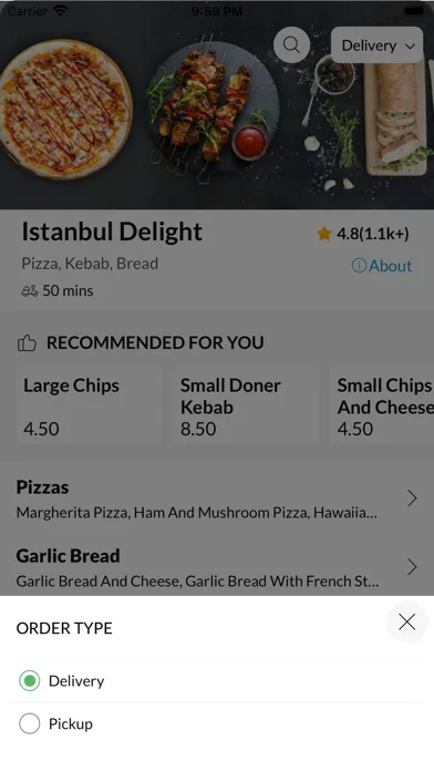 Ảnh chụp màn hình của Istanbul DelightGreat Yarmouth