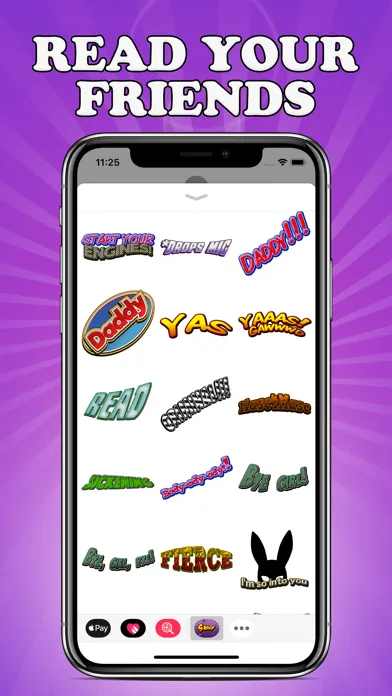 Sass Stickers Ekran Görüntüleri