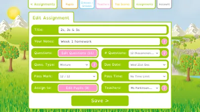 Squeebles Times Tables Connect Screenshots