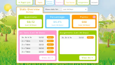 Squeebles Times Tables Connect Screenshots
