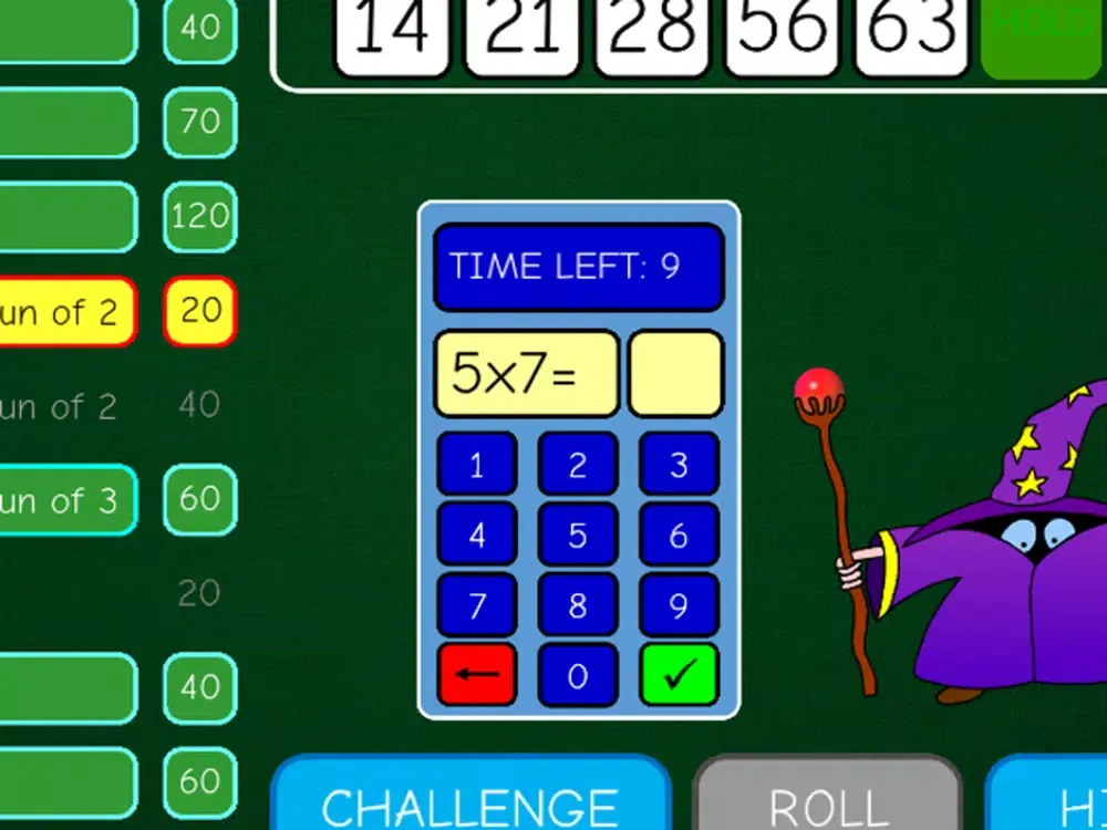 Times Tables Yatzy iPad  স্ক্রিনশট