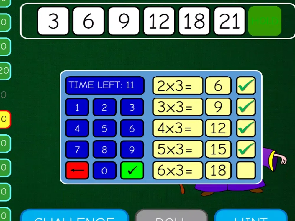Times Tables Yatzy iPad  স্ক্রিনশট