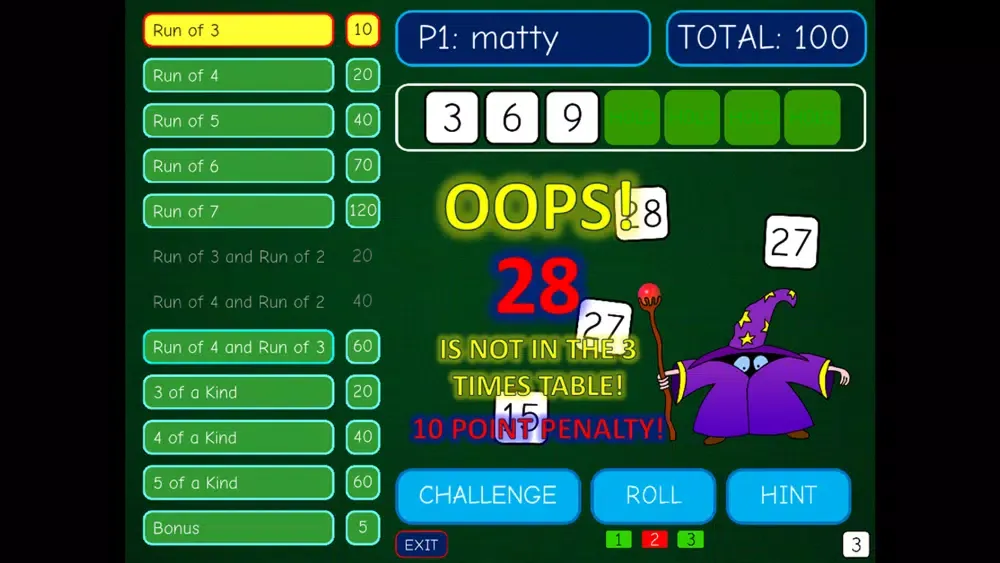 Times Tables Yatzy স্ক্রিনশট