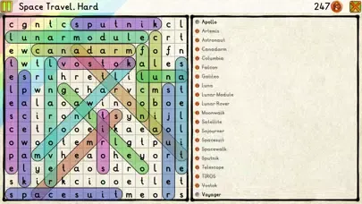 Tangkapan layar Great British Word Search