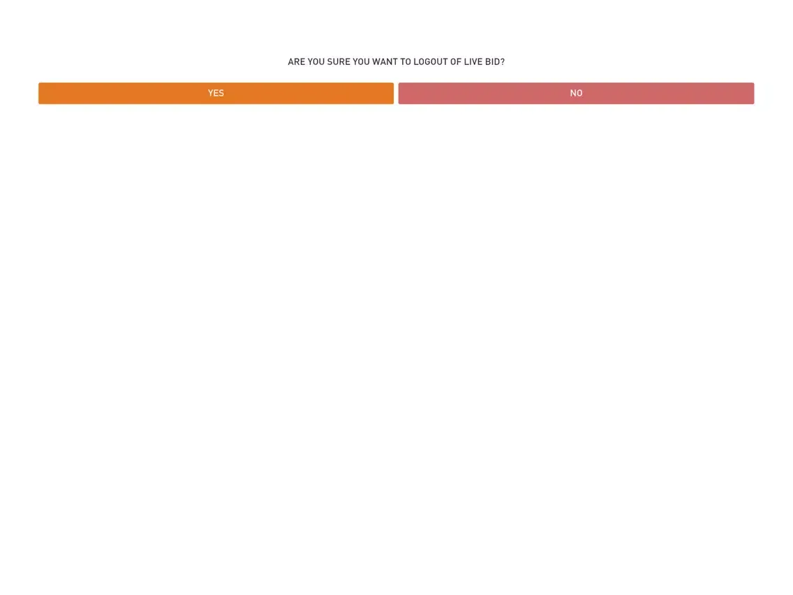 City Auction Group LiveBid iPad  스크린샷
