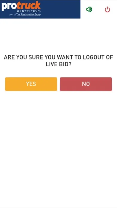 Protruck LiveBid Screenshots