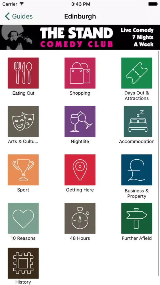 Kingfisher Visitor Guides Screenshots