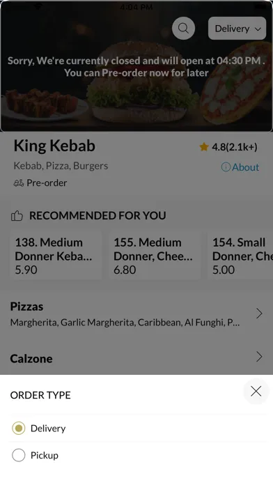 Zrzuty ekranu King Kebab Leeds