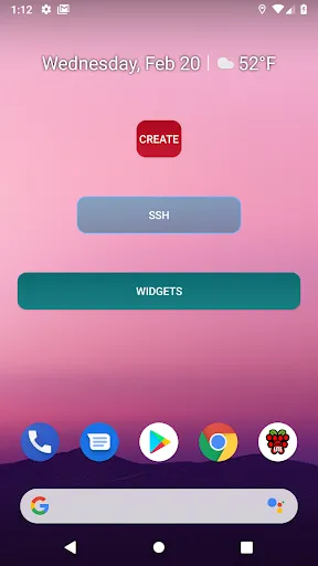 Ảnh chụp màn hình của Raspberry SSH & WOL Buttons