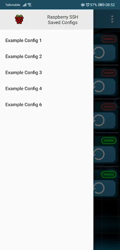 Ảnh chụp màn hình của Raspberry SSH & WOL Buttons