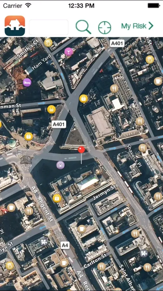 Flood Risk Screenshots