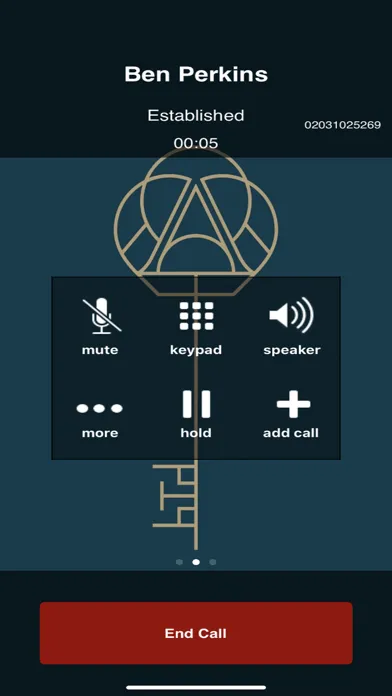 Capturas de pantalla de Softphone - The Argyll Club