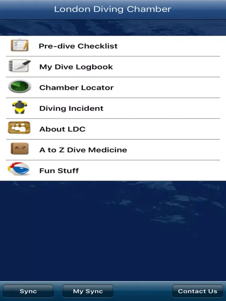 London Diving Chamber iPad  Ekran Görüntüleri