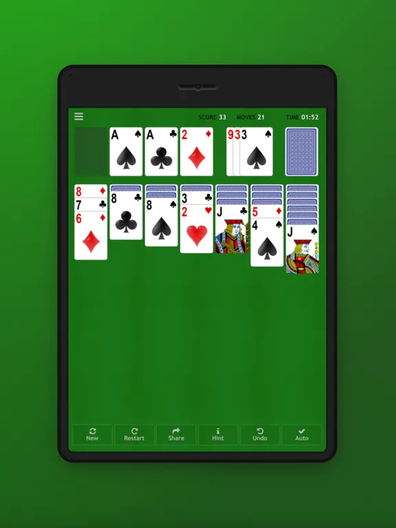 Ảnh chụp màn hình của Solitaire Play iPad 