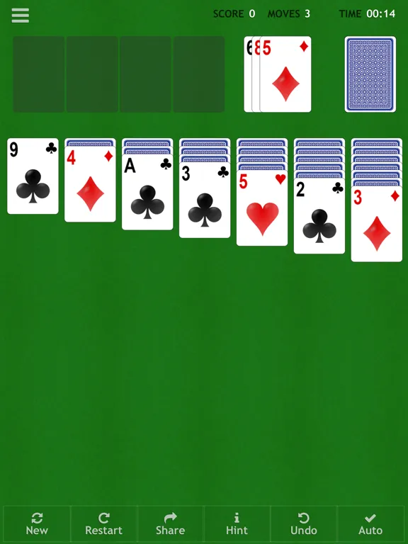 Ảnh chụp màn hình của Solitaire Play iPad 