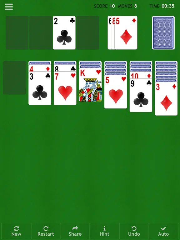 Ảnh chụp màn hình của Solitaire Play iPad 