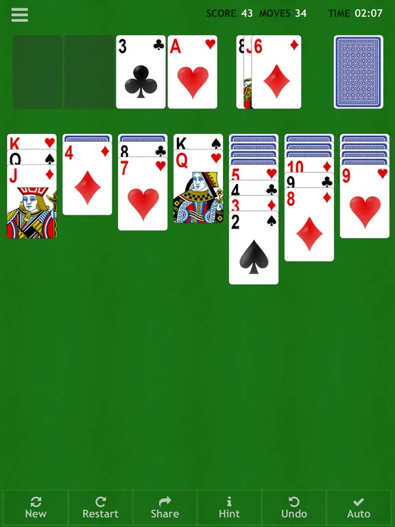 Ảnh chụp màn hình của Solitaire Play iPad 