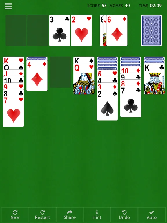 Ảnh chụp màn hình của Solitaire Play iPad 
