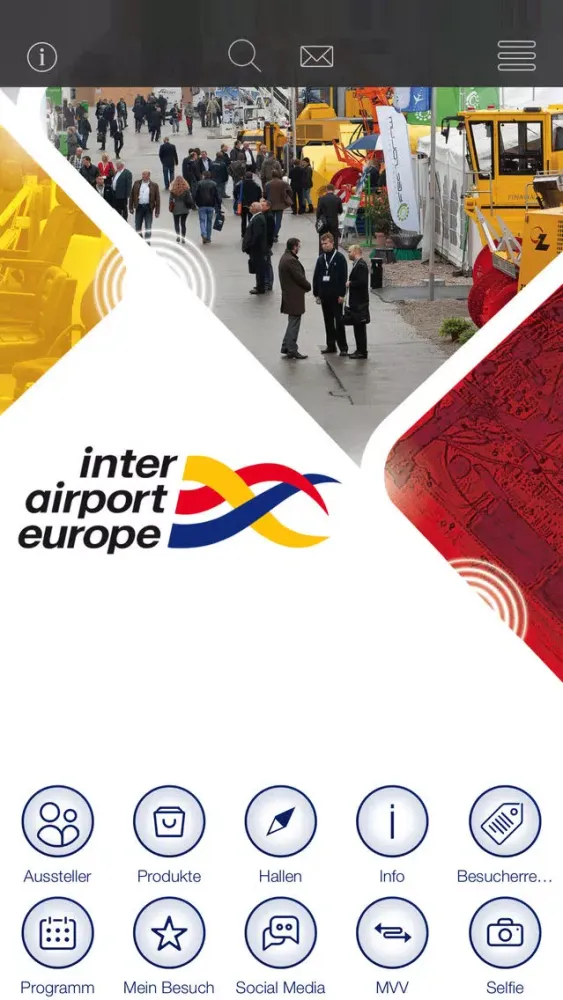 Ảnh chụp màn hình của inter airport Europe 2015 App