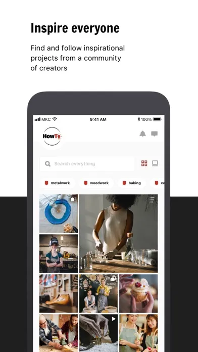 Capturas de tela do HowTo - Uniting Creativity