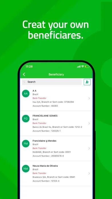 Master Transfer Screenshots