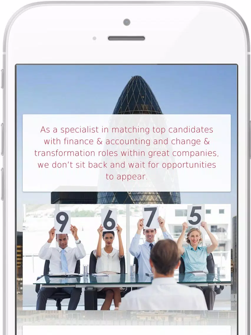 Ảnh chụp màn hình của GAN Recruit iPad 