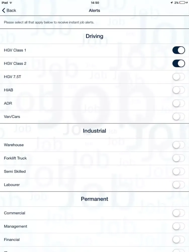 Positive Recruitment Solutions iPad  スクリーンショット
