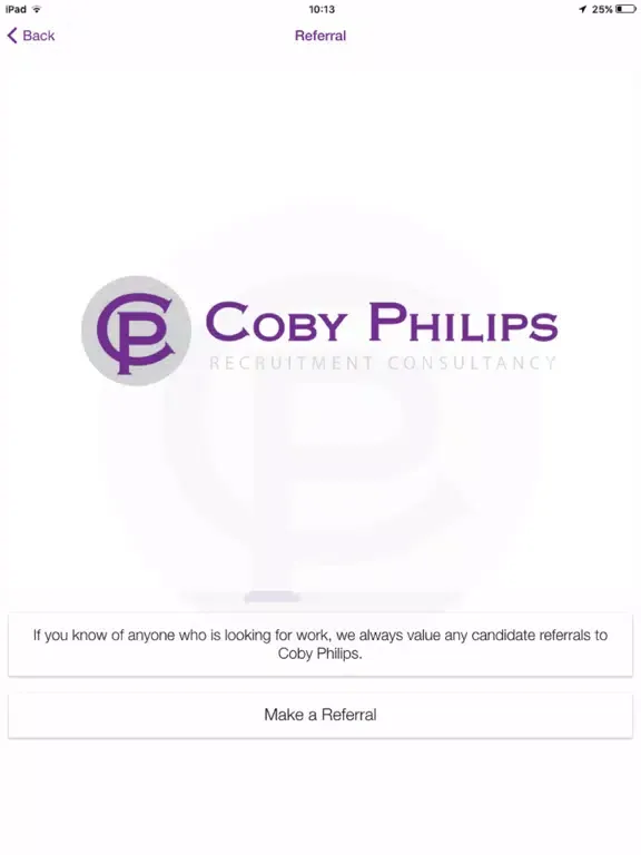 Zrzuty ekranu Coby Philips Solutions iPad 