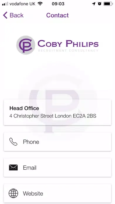 Zrzuty ekranu Coby Philips Solutions