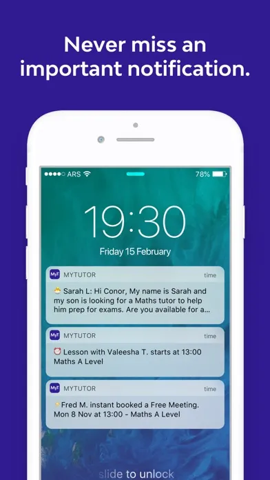 Capturas de pantalla de MyTutor for Tutors