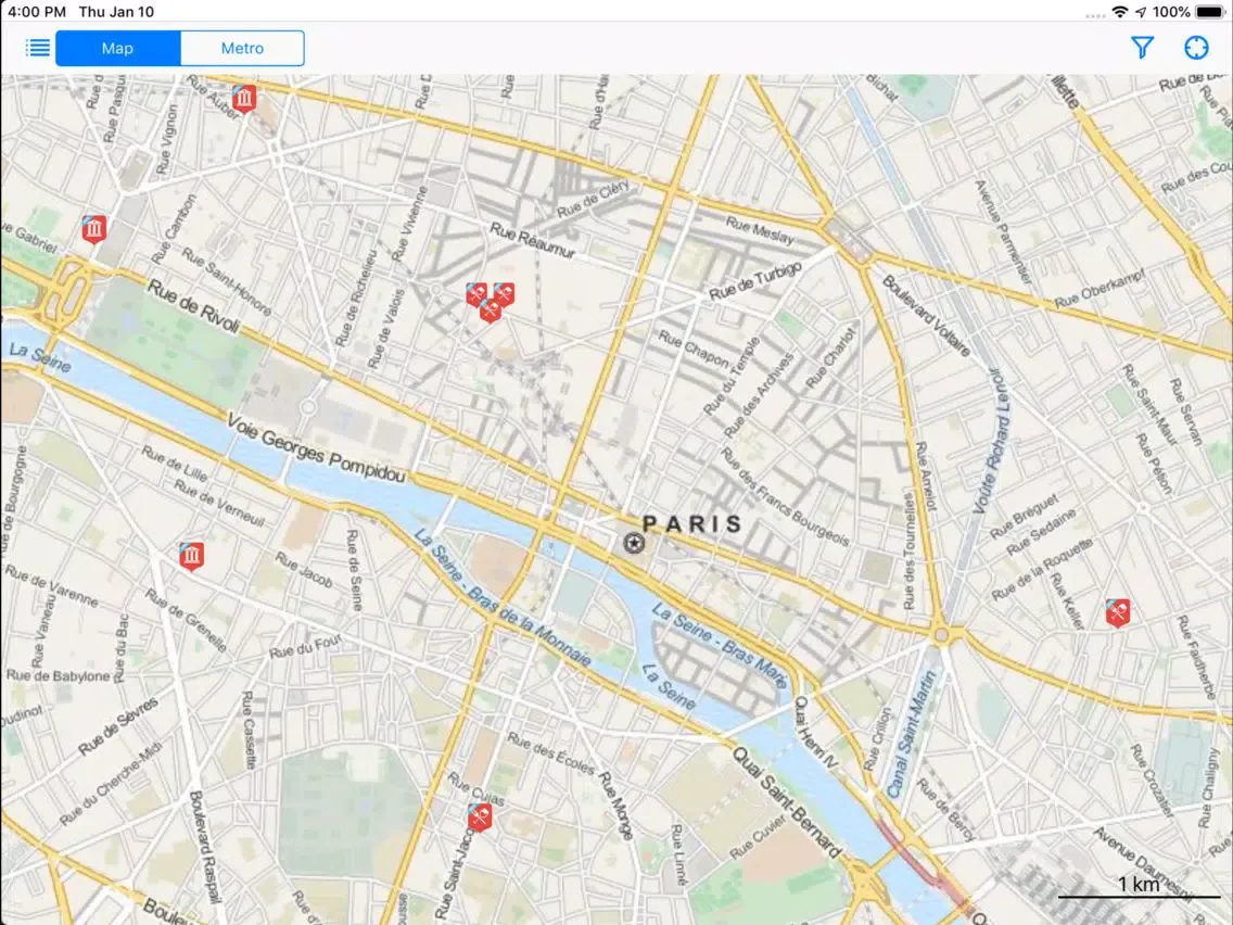 Paris for Less Travel Guide iPad 应用截图