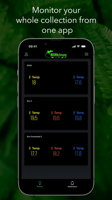 EVO Microclimate Screenshots