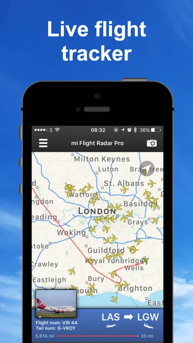 mi Flight Radar & Tracker Pro 스크린샷