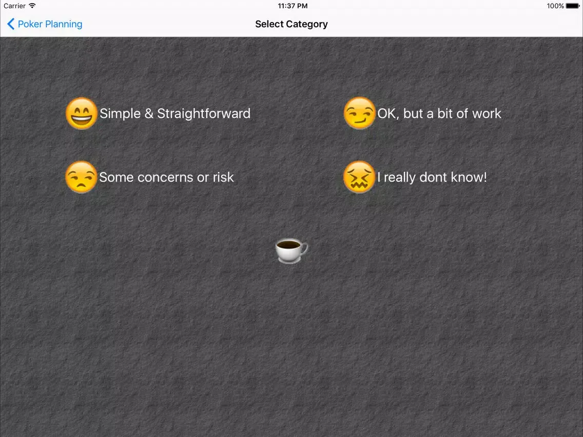 Скриншоты Poker Planning (Agile Estimation) iPad 