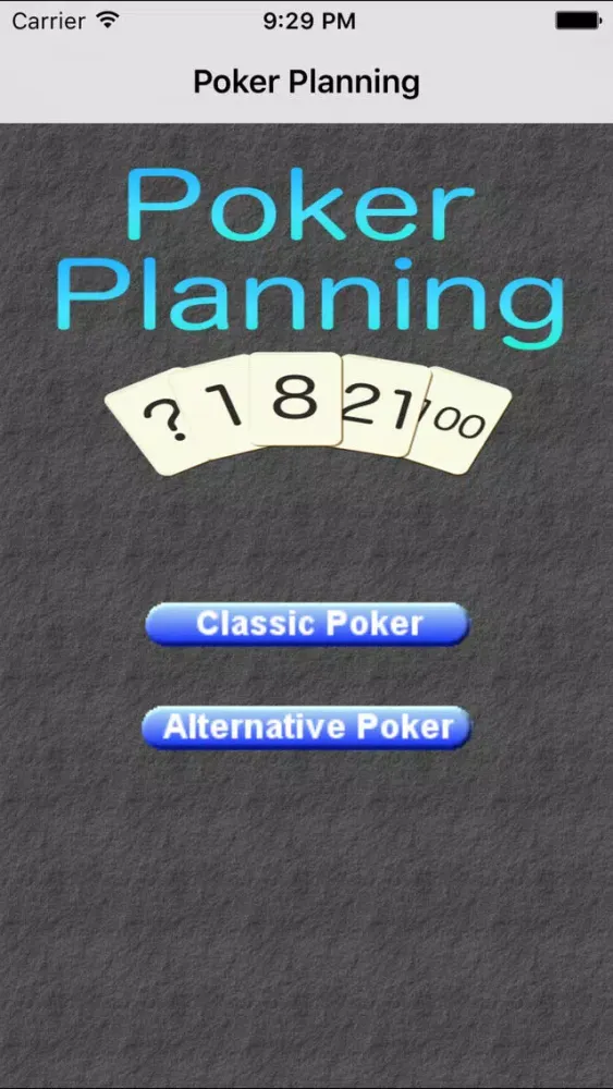 Скриншоты Poker Planning (Agile Estimation)
