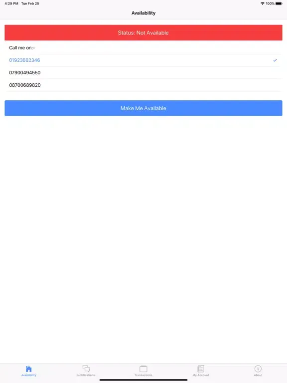 Capturas de pantalla de Interpreter Connect iPad 