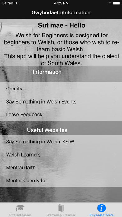 Captures d'écran de Welsh for Beginners