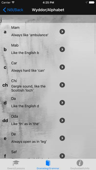 Welsh for Beginners スクリーンショット