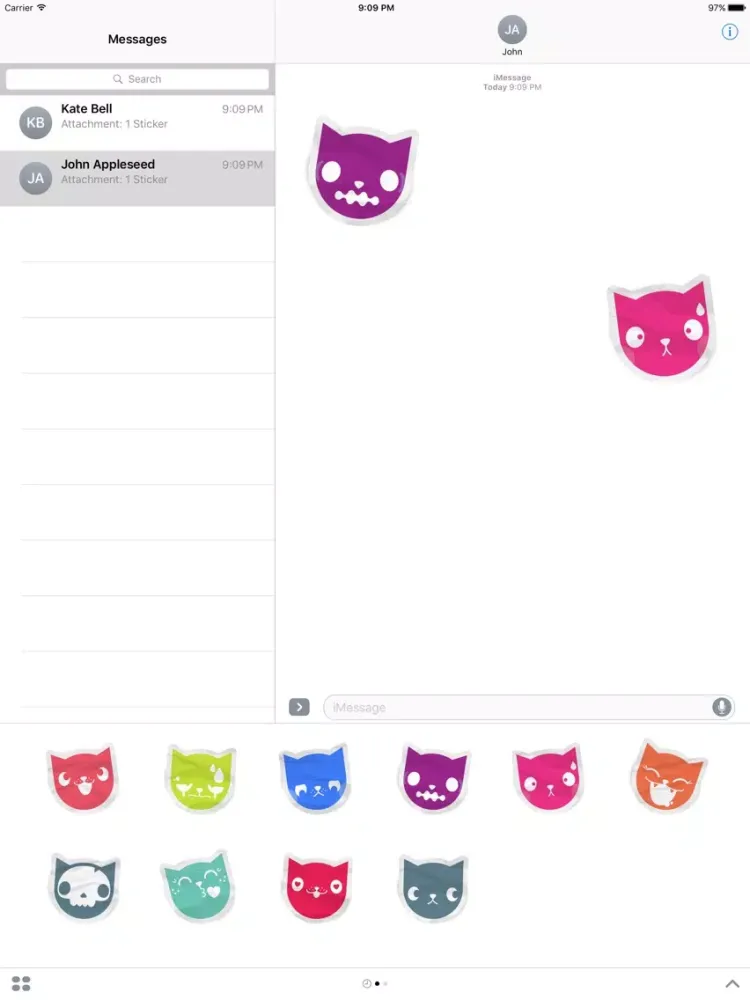 ภาพหน้าจอของ Colour Cats iPad 