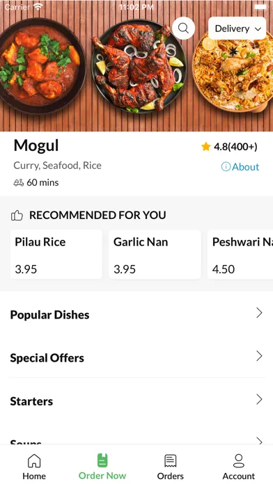 Capturas de tela do Mogul.