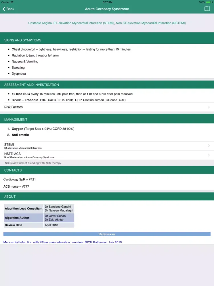 صور Green Book Clinical Guidelines iPad 