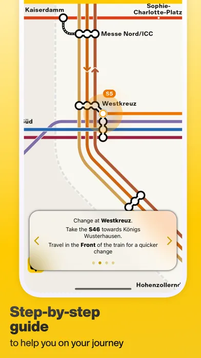 Capturas de tela do Berlin Subway: S & U-Bahn map