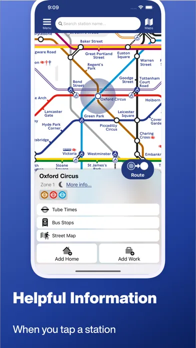 Captures d'écran de Tube Map - London Underground