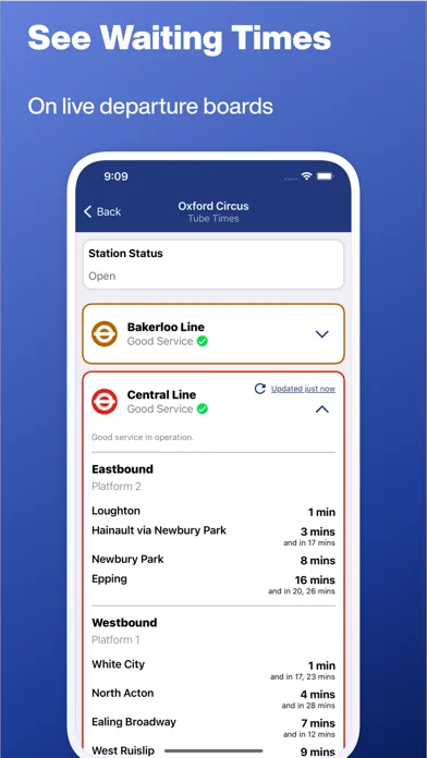 Captures d'écran de Tube Map - London Underground