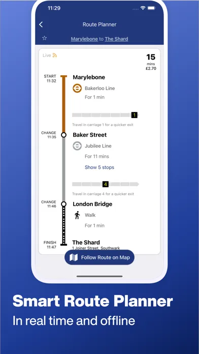 Скриншоты Tube Map Pro