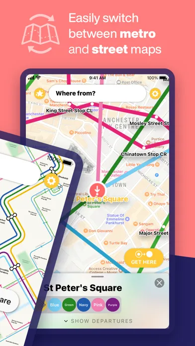 Manchester Metro سکرین شاٹس
