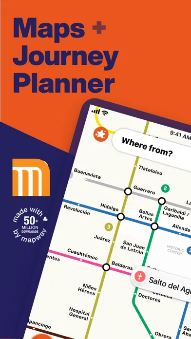 Mexico City Metro Map應用截圖